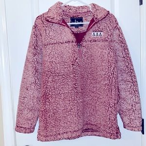 Tri Delta/ Delta Delta Delta fuzzy pullover